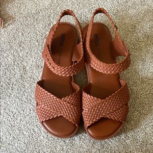 Melissa Tan Woven Sandals